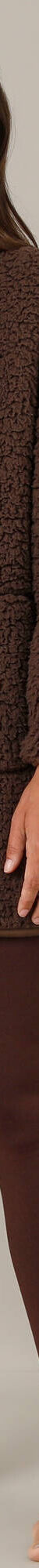 Veste d'intérieur en sherpa  (chocolat) Veste d'intérieur en sherpa  (chocolat)